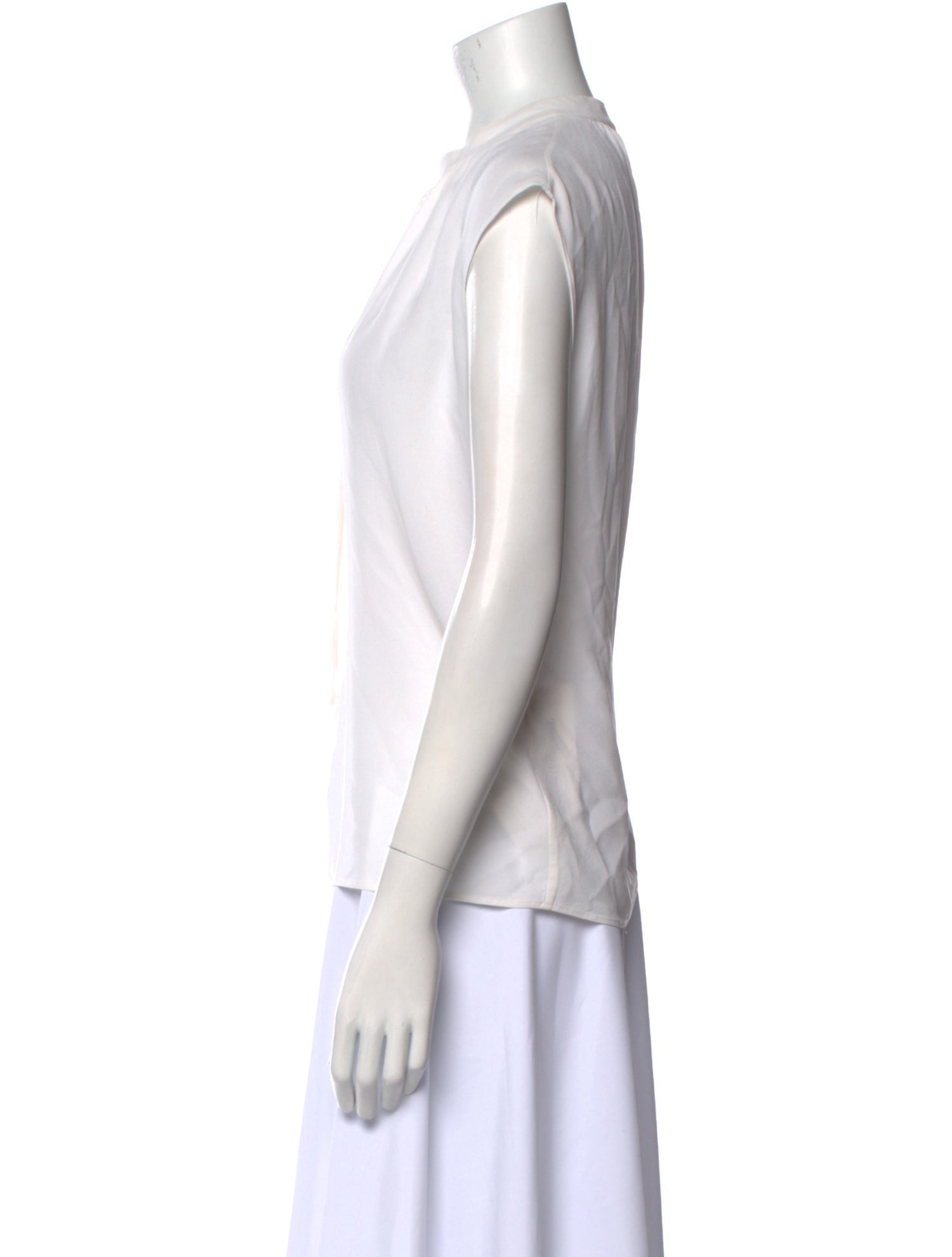 Michael Kors Silk V-Neck Blouse