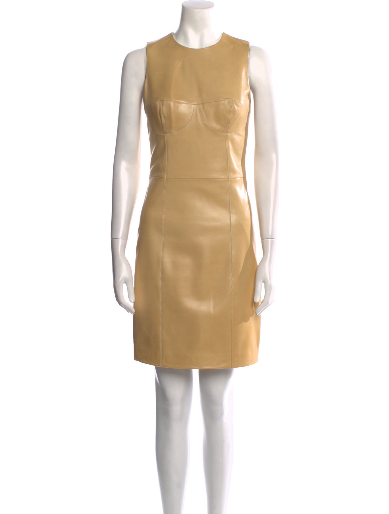 Michael Kors Leather Mini Dress