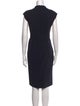 Michael Kors V-Neck Knee-Length Dress