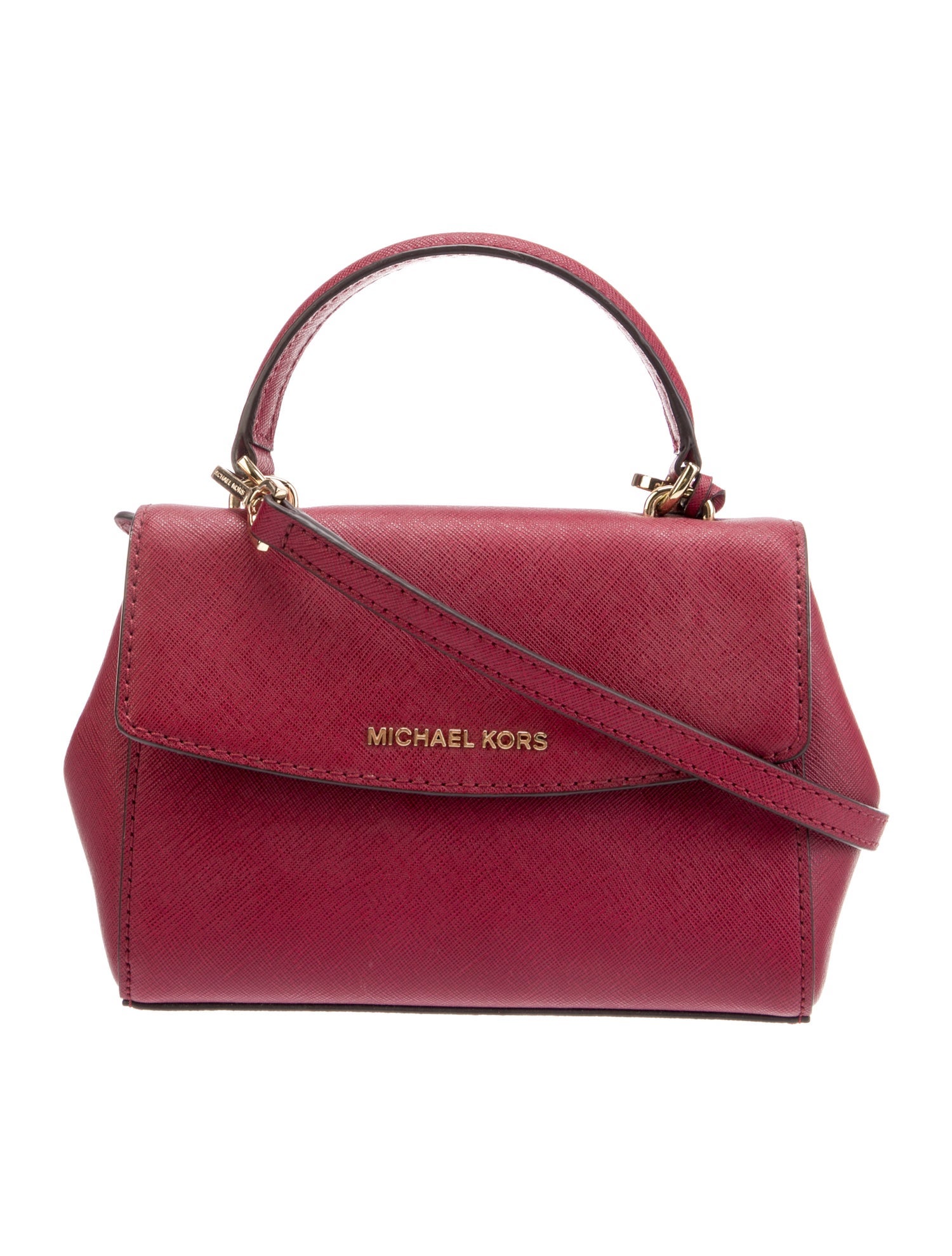 Michael Kors Leather Top Handle Bag