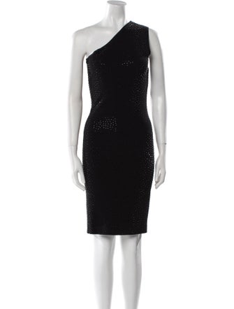Michael Kors One-Shoulder Knee-Length Dress