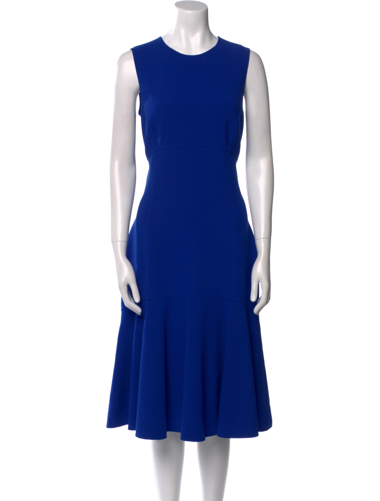 Michael Kors Virgin Wool Midi Length Dress