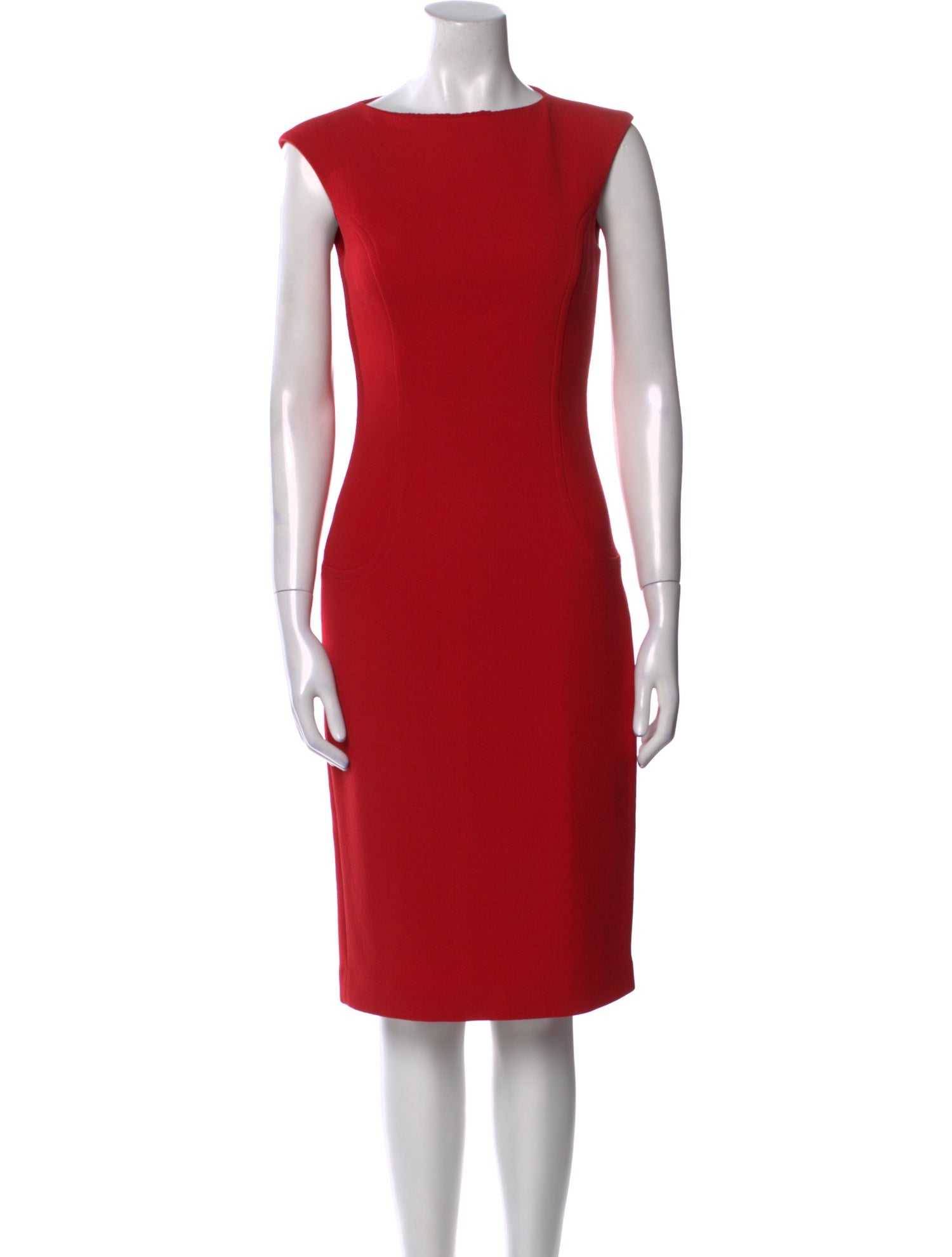 Michael Kors Virgin Wool Knee-Length Dress