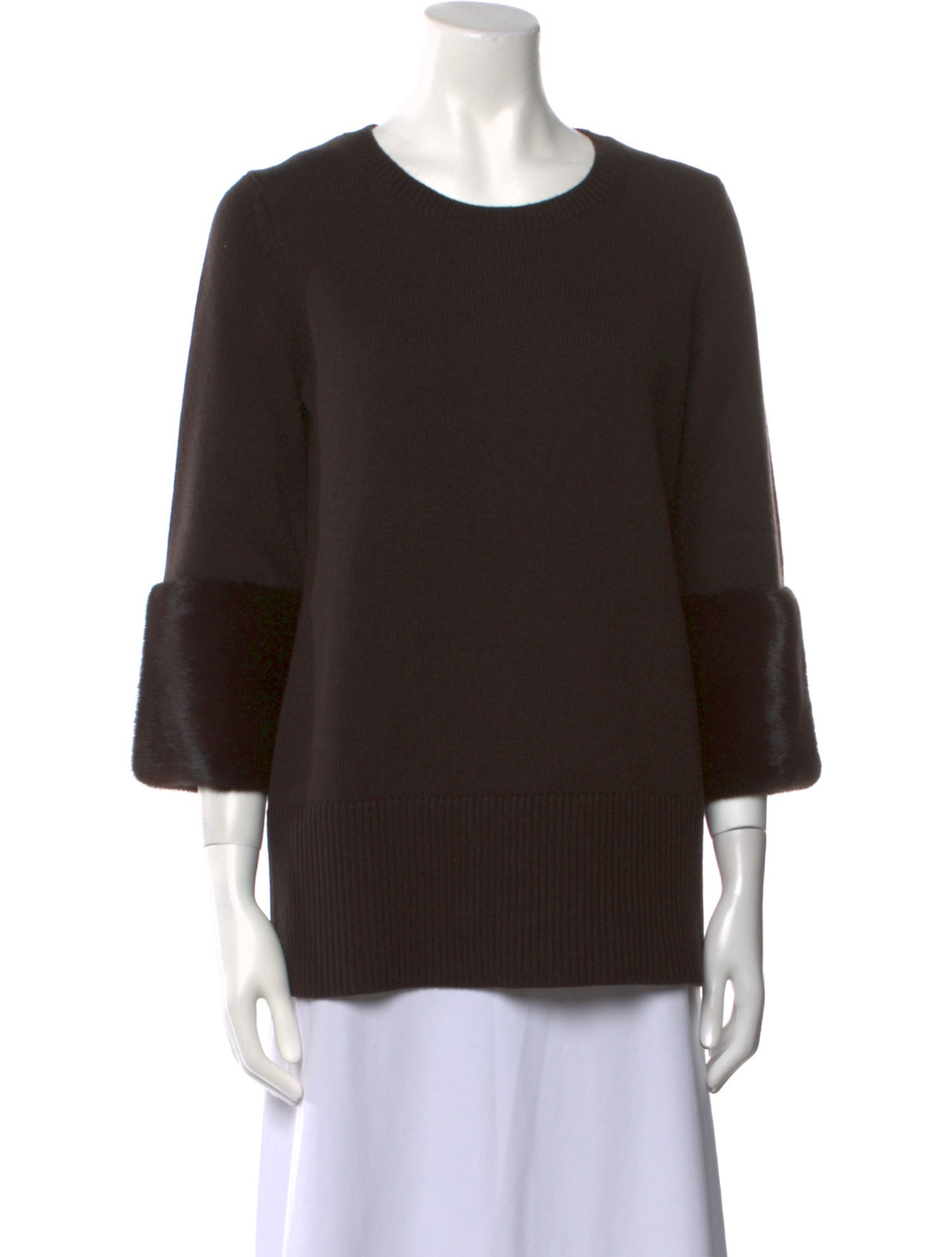 Michael Kors Mink Scoop Neck Sweater