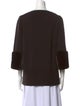Michael Kors Mink Scoop Neck Sweater