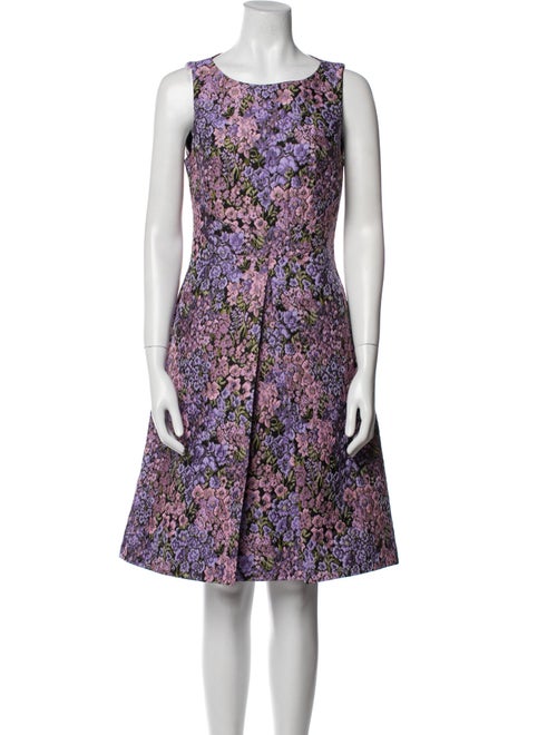 Michael Kors Floral Print Knee-Length Dress