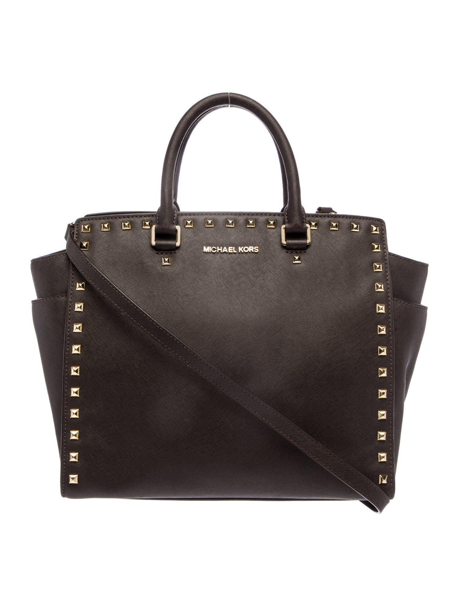 Michael Michael Kors Saffiano Leather Top Handle Bag