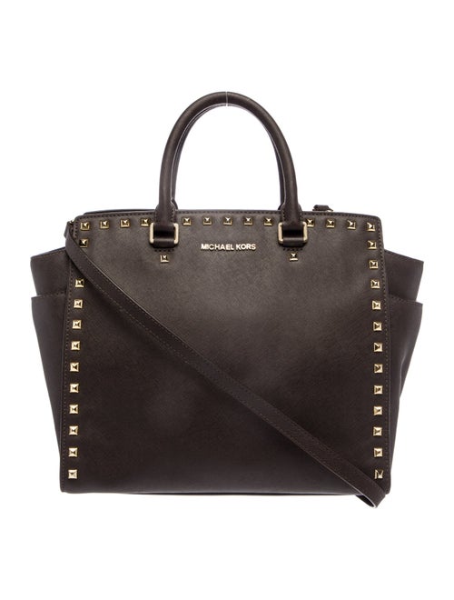 Michael Michael Kors Saffiano Leather Top Handle Bag