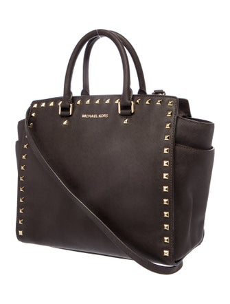 Michael Michael Kors Saffiano Leather Top Handle Bag