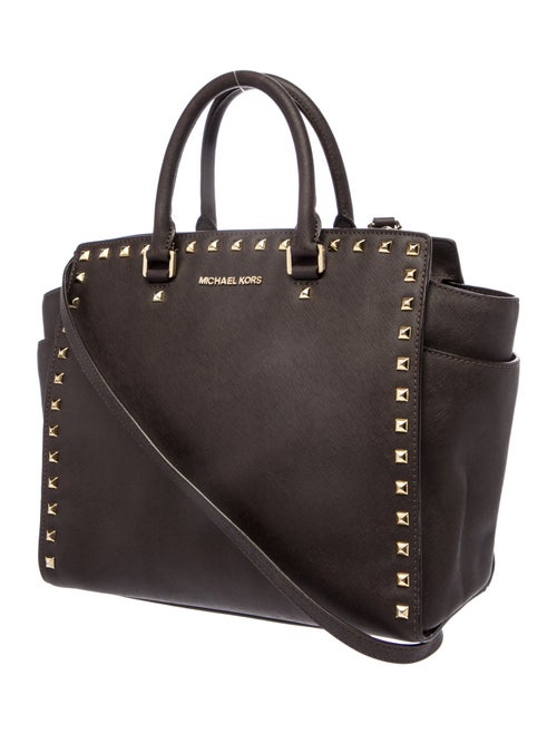 Michael Michael Kors Saffiano Leather Top Handle Bag