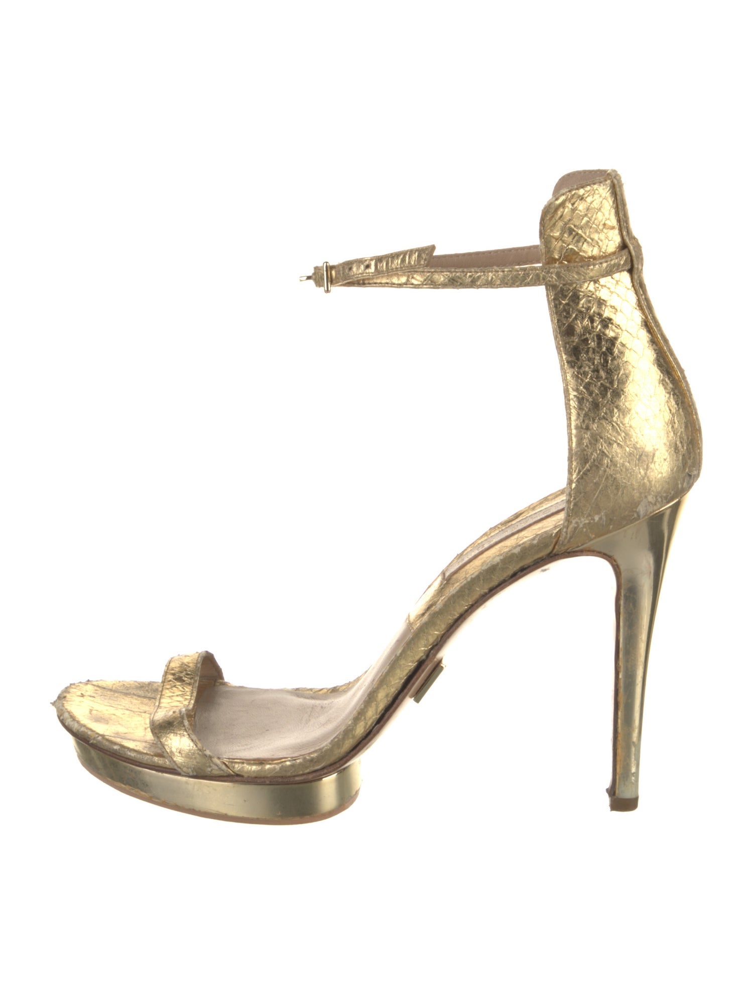 Michael Kors Embossed Leather D'Orsay Pumps