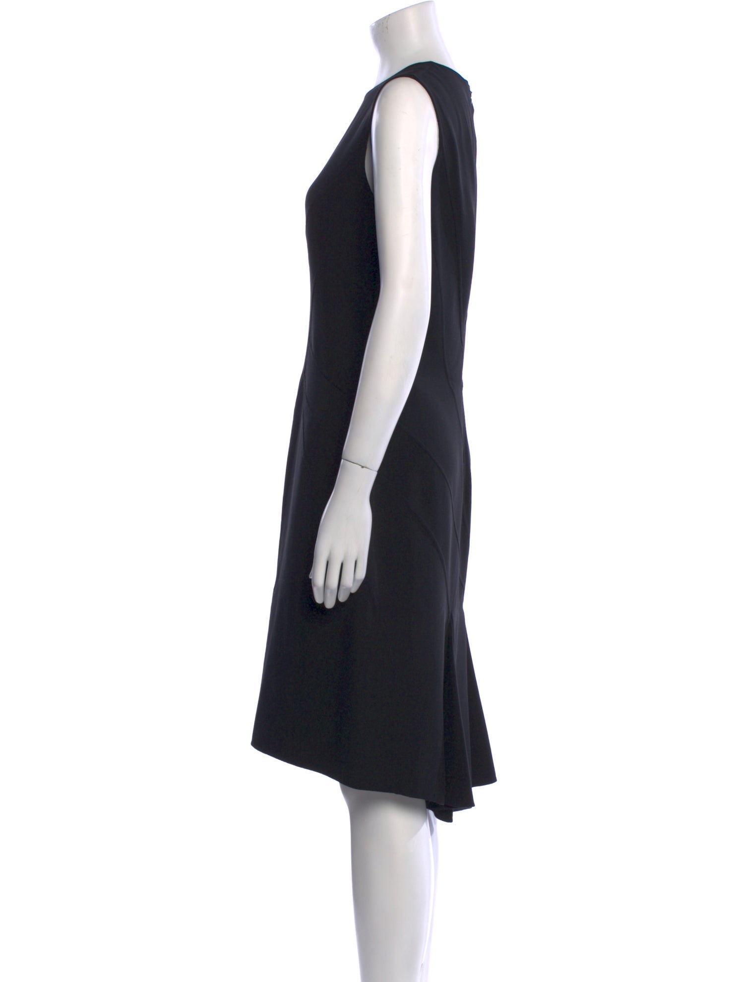 Michael Kors Virgin Wool Midi Length Dress