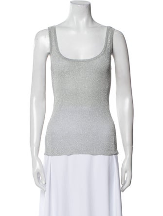 Michael Kors Scoop Neck Sleeveless Top