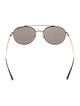 Michael Kors Round Mirrored Sunglasses