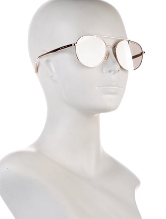 Michael Kors Round Mirrored Sunglasses