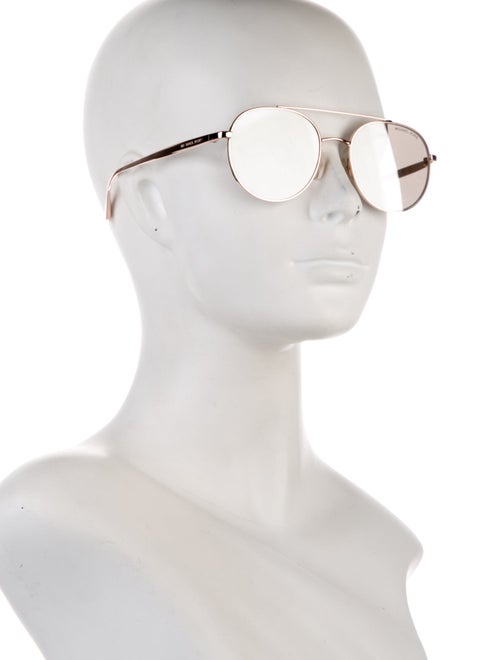 Michael Kors Round Mirrored Sunglasses