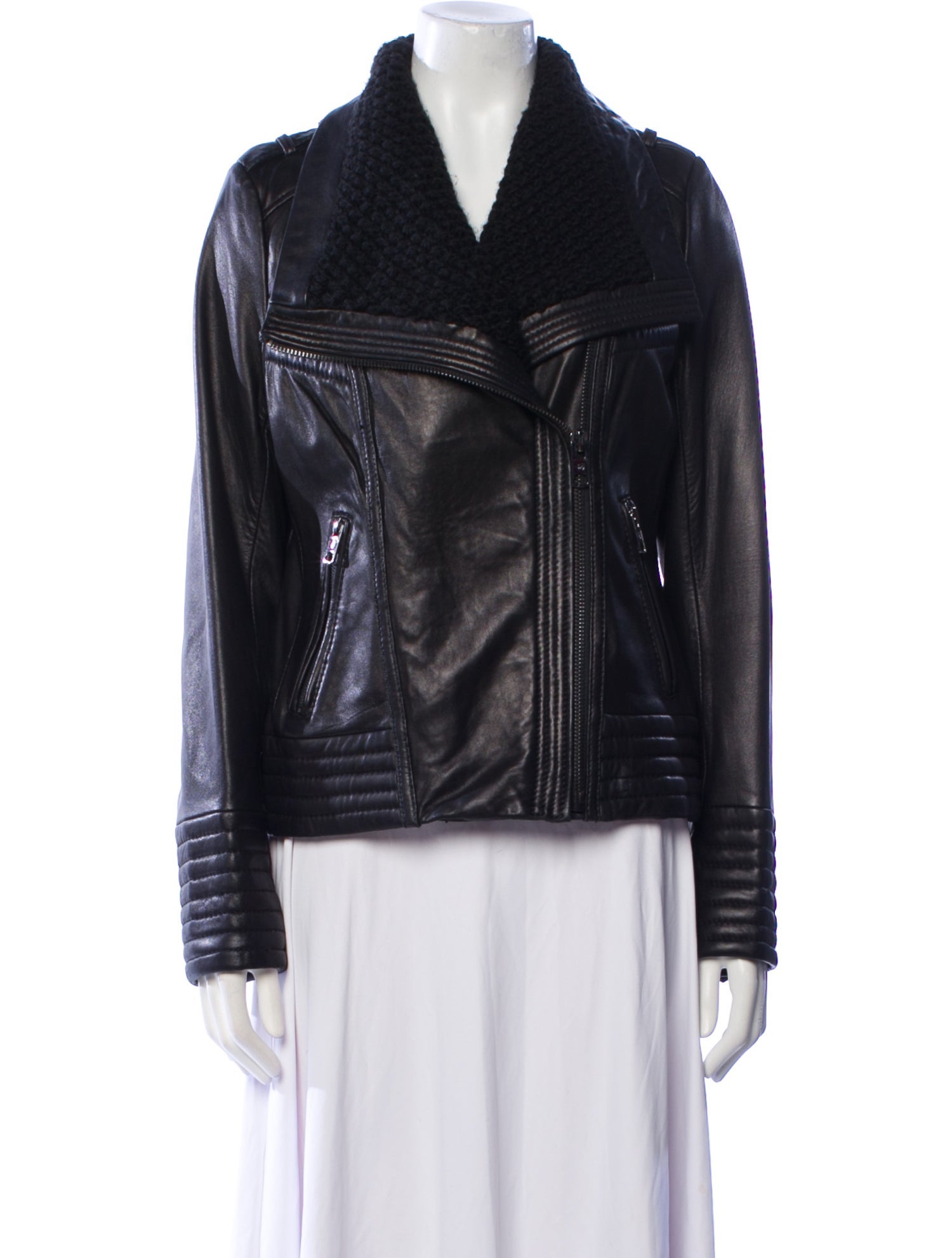Michael Michael Kors Leather Biker Jacket