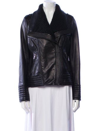 Michael Michael Kors Leather Biker Jacket