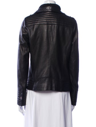 Michael Michael Kors Leather Biker Jacket
