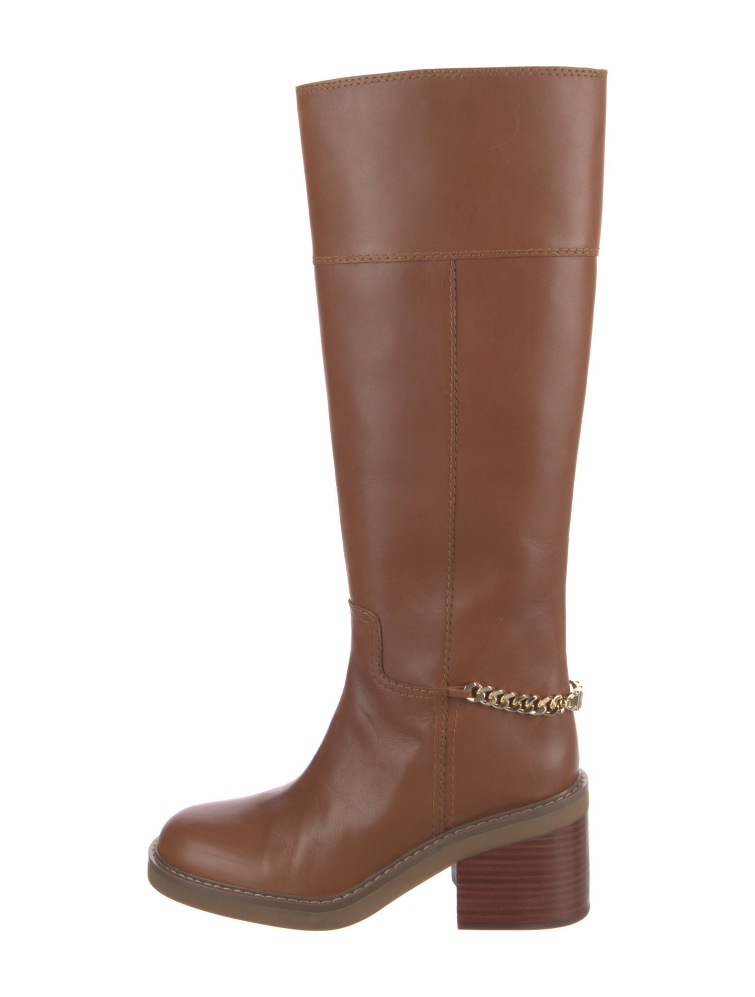 Michael Kors Leather Riding Boots