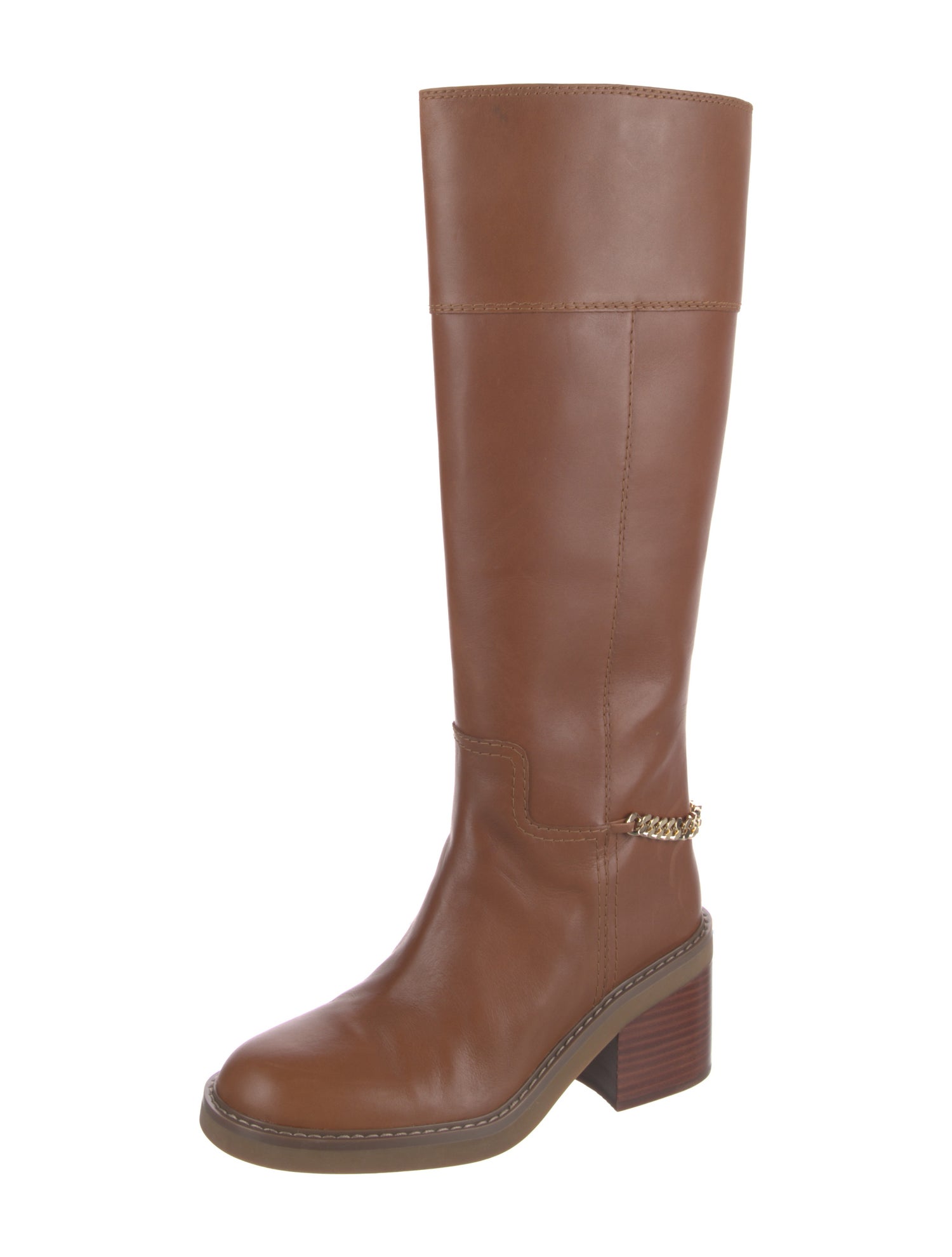 Michael Kors Leather Riding Boots