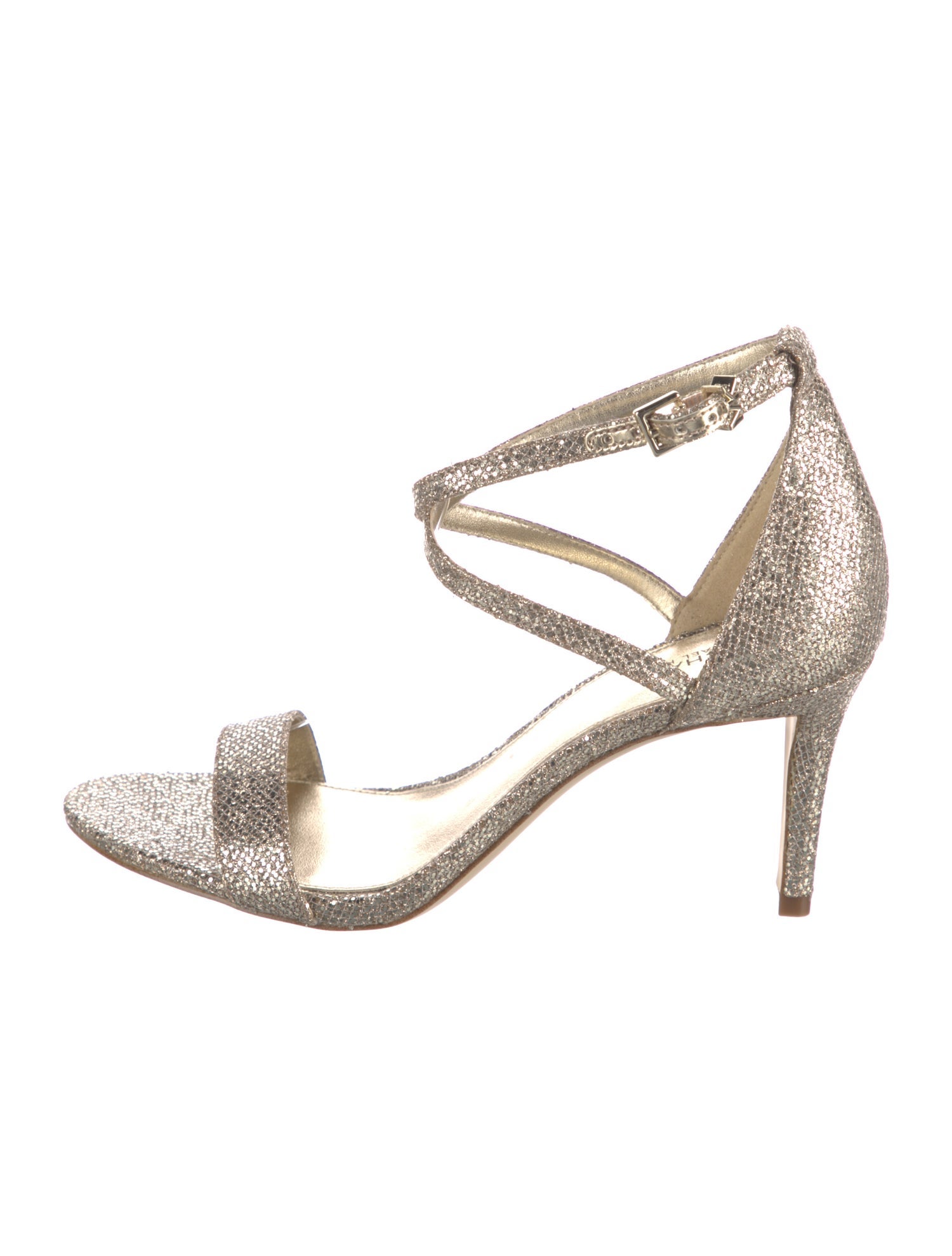 Michael Kors Glitter Animal Print Sandals