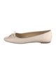 Michael Kors Interlocking CC Logo Leather Ballet Flats