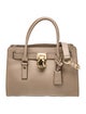 Michael Michael Kors Leather Top Handle Bag