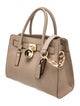 Michael Michael Kors Leather Top Handle Bag