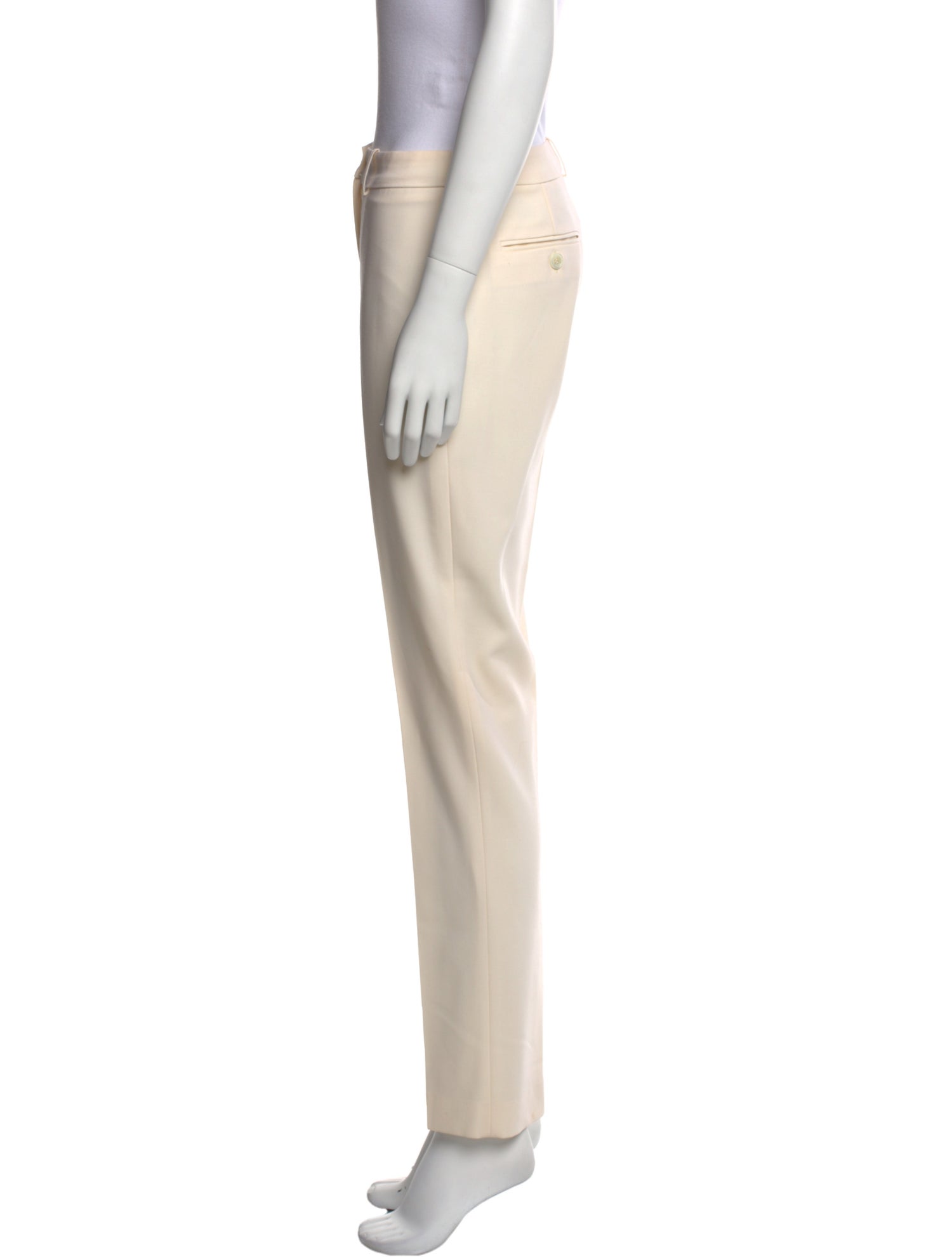 Michael Kors Virgin Wool Straight Leg Pants