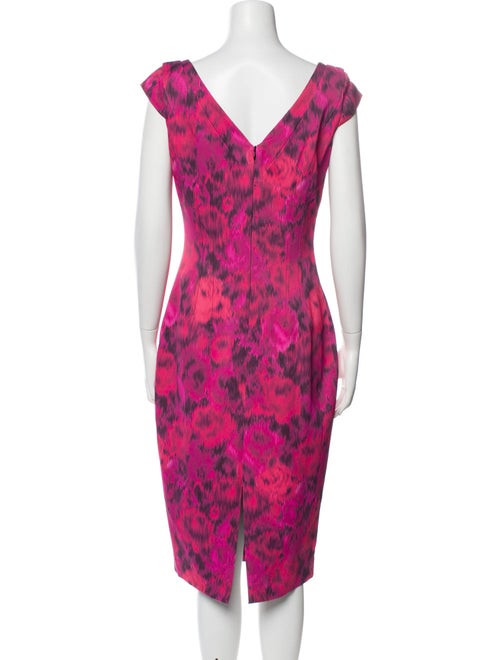Michael Kors Printed Midi Length Dress