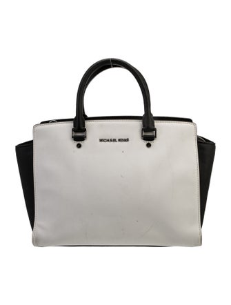 Michael Kors Saffiano Leather Top Handle Bag