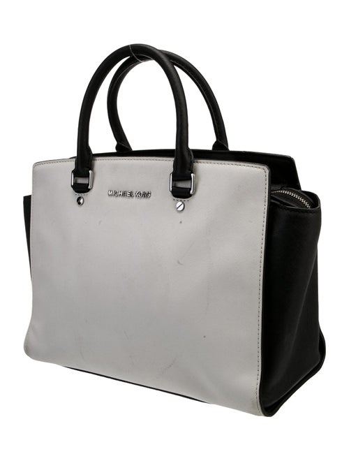 Michael Kors Saffiano Leather Top Handle Bag