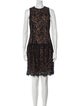 Michael Kors Lace Pattern Mini Dress