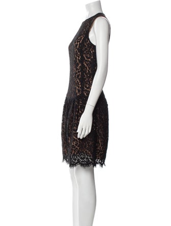 Michael Kors Lace Pattern Mini Dress