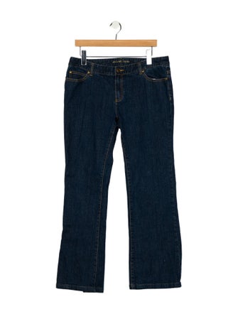 Michael Kors Mid-Rise Wide Leg Jeans