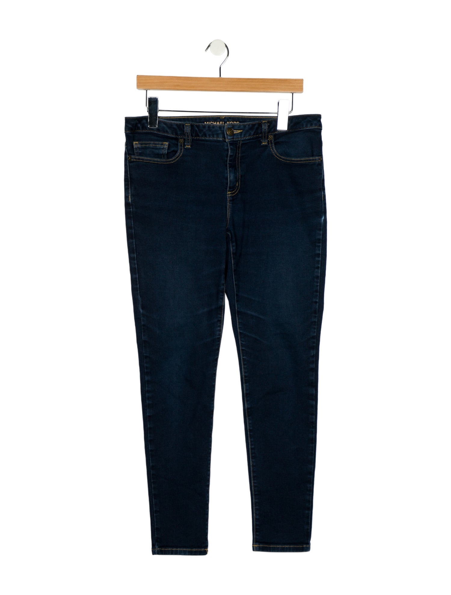 Michael Kors Mid-Rise Skinny Leg Jeans