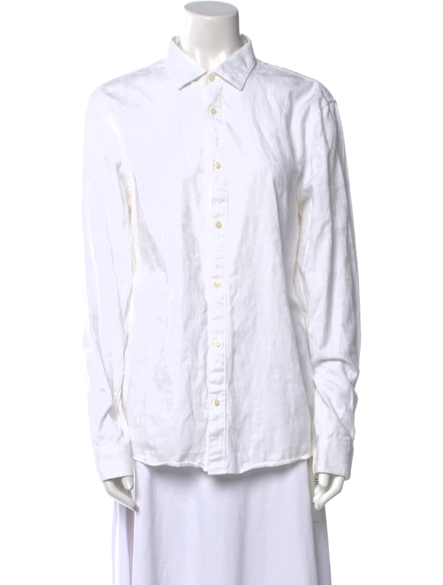 Michael Kors Long Sleeve Button-Up Top