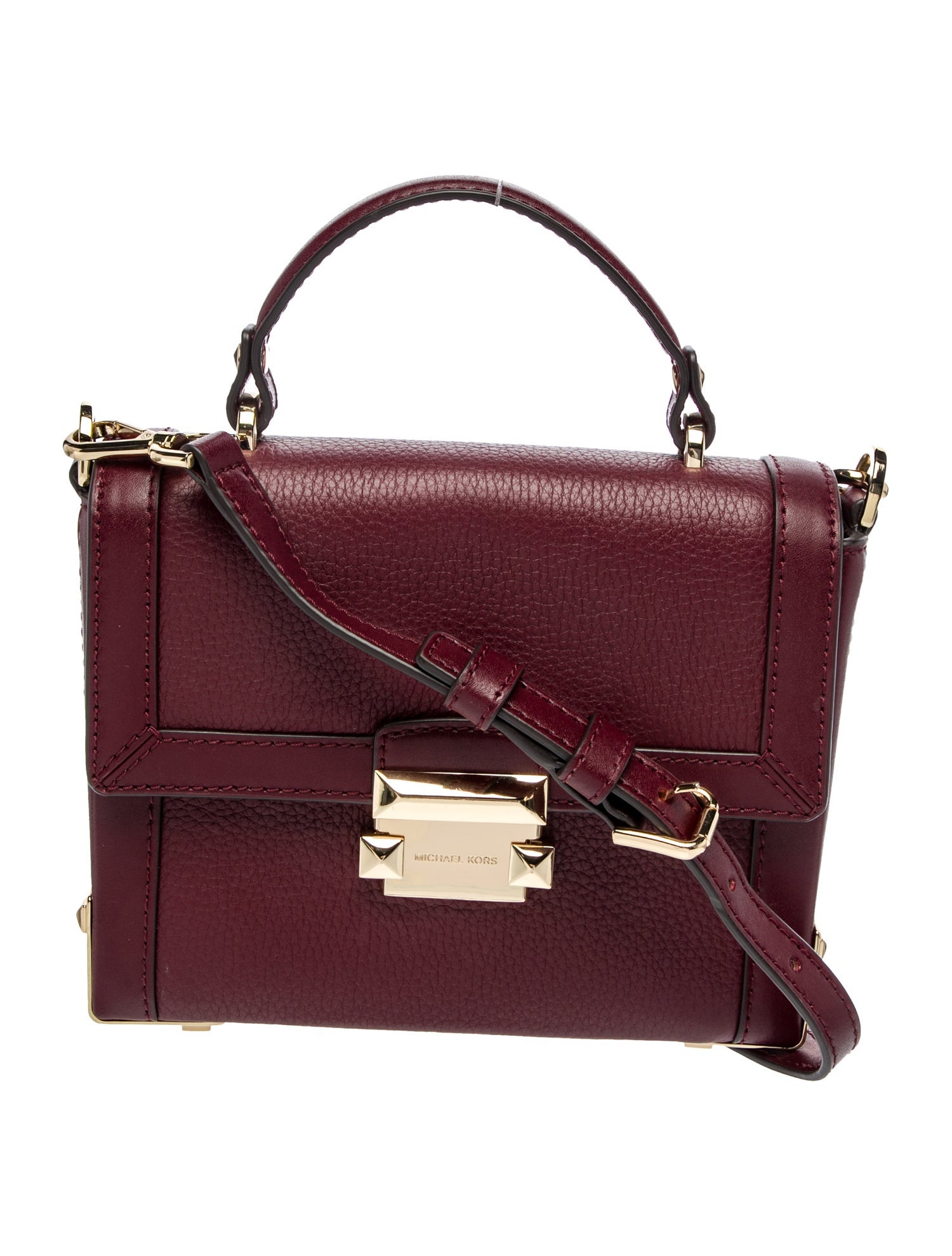 Michael Kors Leather Top Handle Bag