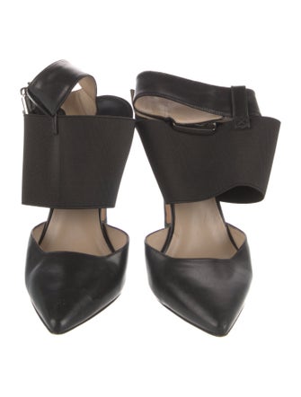 Michael Kors Leather Slingback Pumps