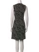 Michael Kors Collection Printed Mini Dress