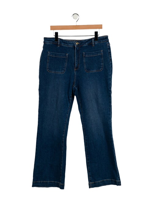 Michael Kors High-Rise Wide Leg Jeans