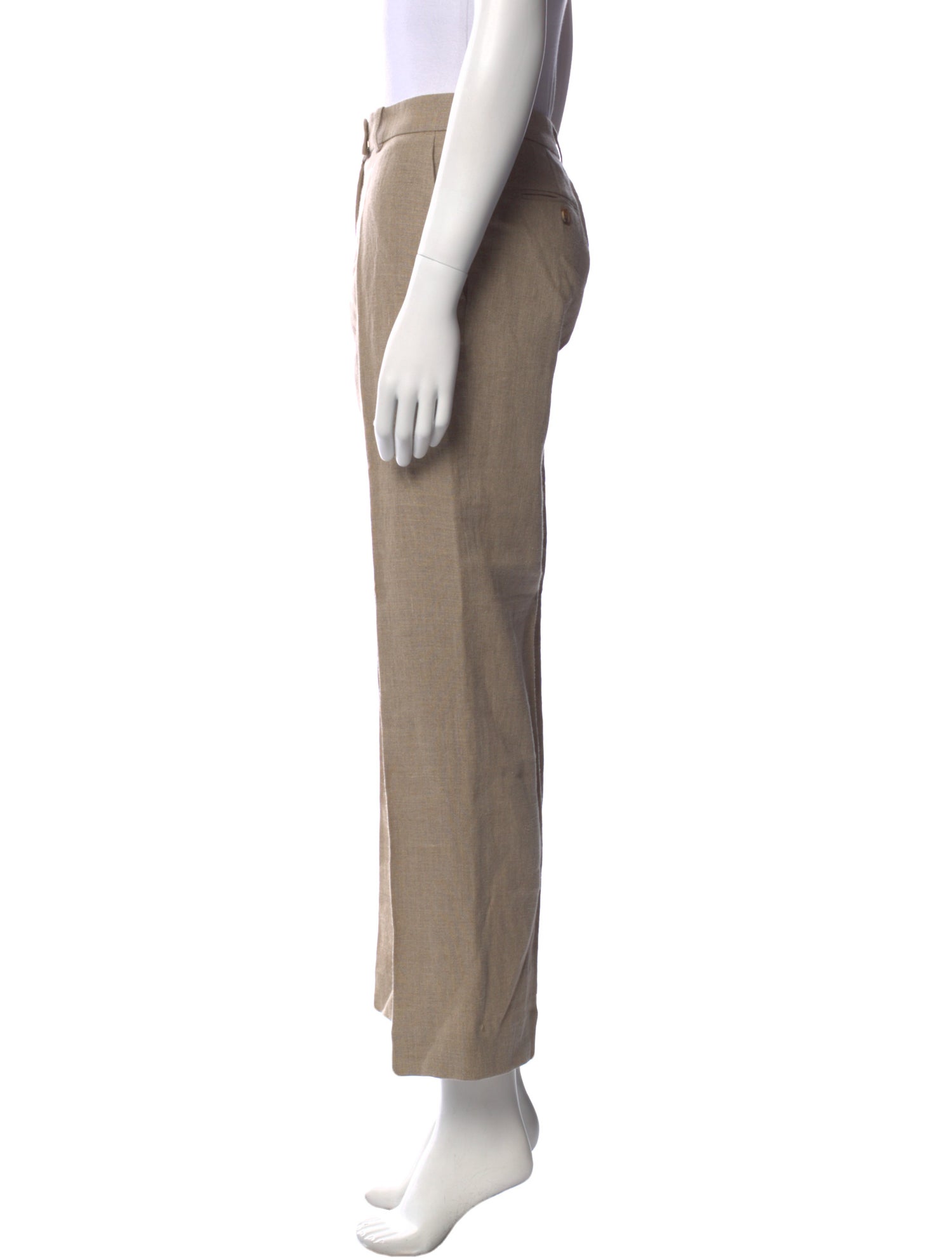 Michael Kors Linen Straight Leg Pants