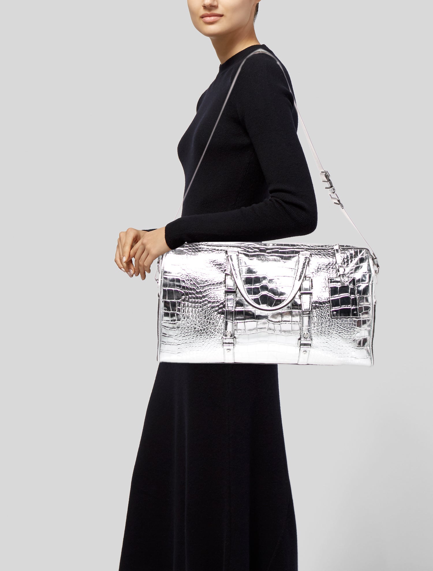 Michael Kors Embossed Leather Bedford XL w/ Tags