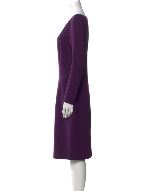 Michael Kors Virgin Wool Midi Length Dress