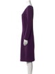 Michael Kors Virgin Wool Midi Length Dress