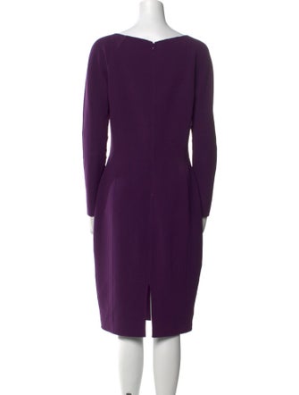 Michael Kors Virgin Wool Midi Length Dress