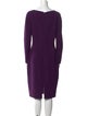 Michael Kors Virgin Wool Midi Length Dress