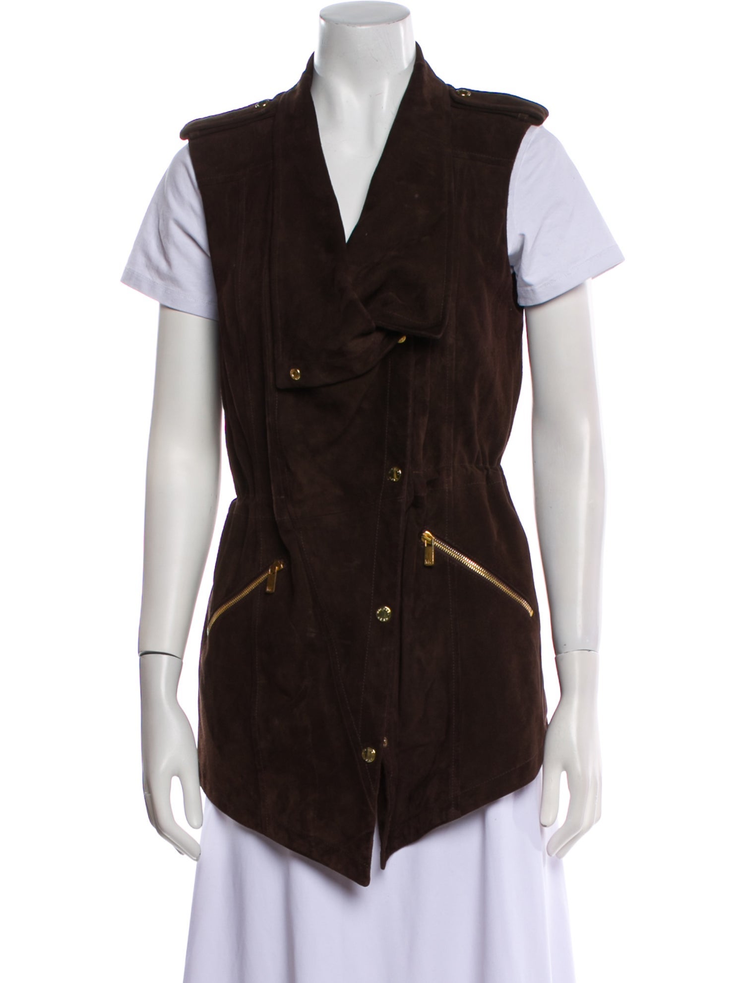 Michael Kors Leather Vest