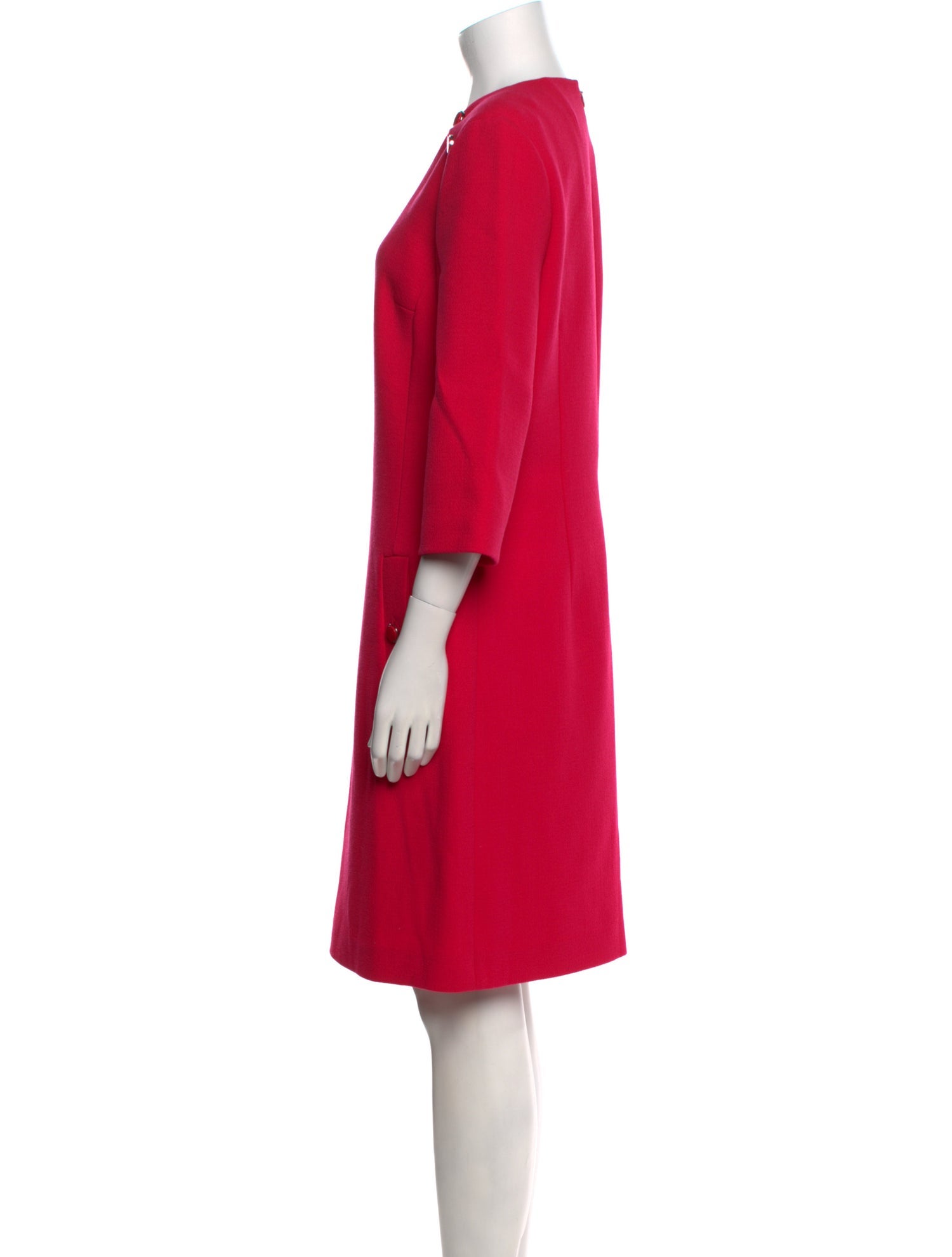 Michael Kors Virgin Wool Knee-Length Dress